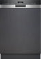 Siemens SN55ZS07CE, Halb integriert, Standardgröße (60 cm), Schwarz, Edelstahl, Edelstahl, Tasten, 1,75 m
