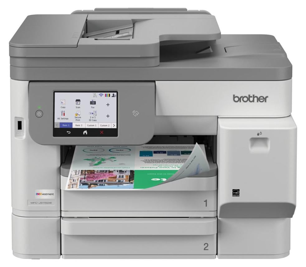 Brother MFC-J5115DW, Tintenstrahl, Farbdruck, 1200 x 4800 DPI, A4, Direktdruck, Schwarz, Weiß