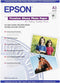 Epson Premium Glossy Photo Paper A3, 20 Blatt, 255 g/m2, Premium-Glanz, 255 g/m², A3, Weiß, RC/PE, Photo collage, Photo gifts, Foto