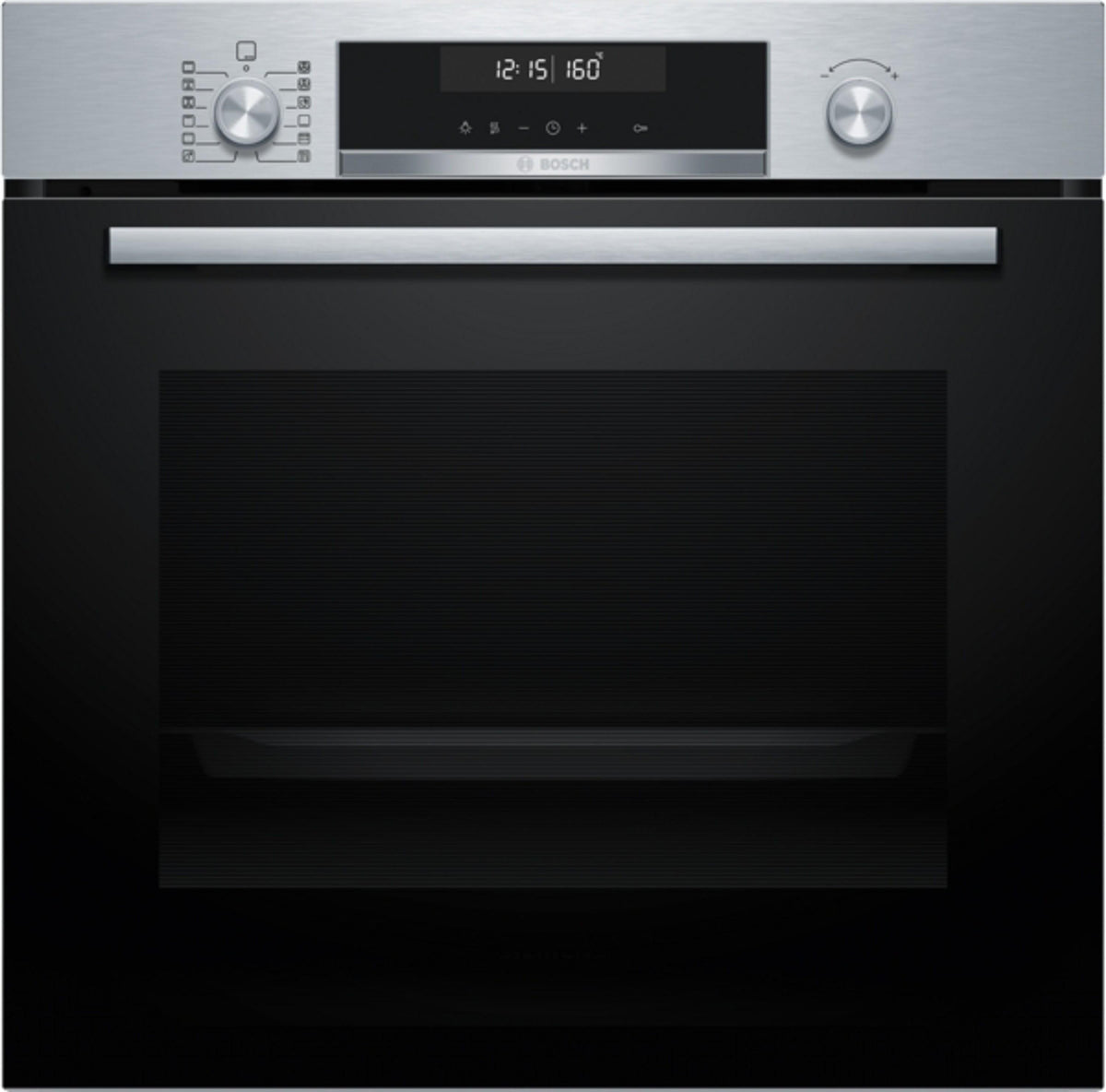 Bosch Serie 2 HBG578BS3+ PKN645BA2E, Keramik, 4 Zone(n), Glaskeramik, Schwarz, Touchsteuerung, 58,3 cm