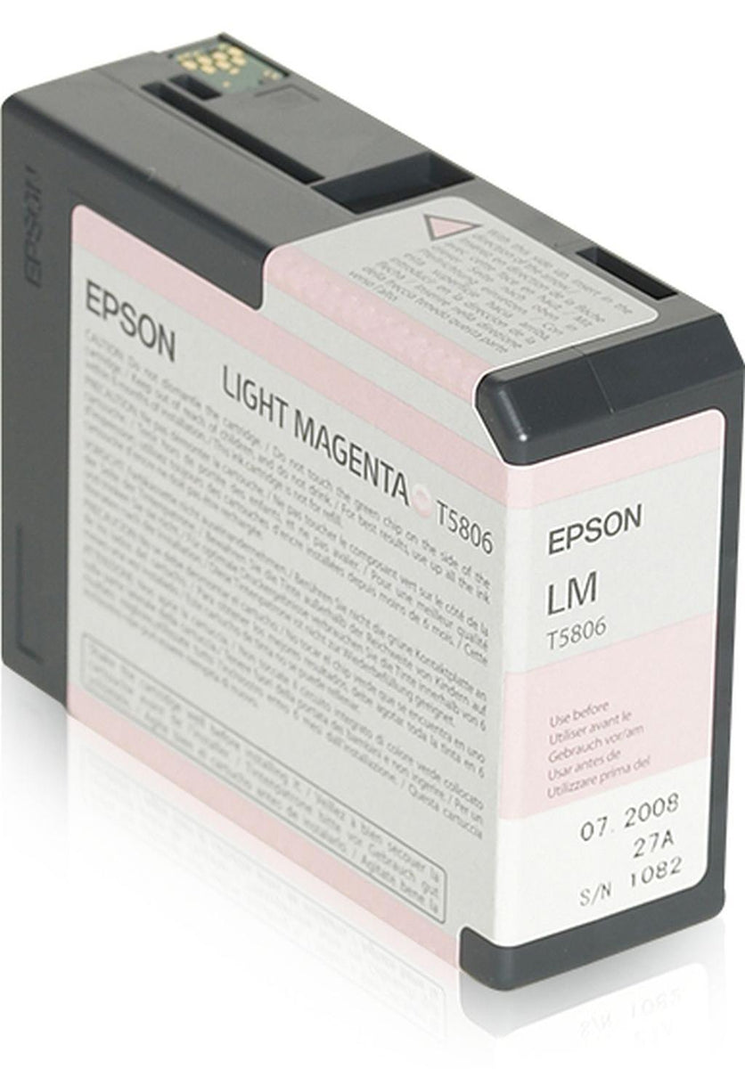 Epson Singlepack Light Magenta T580600, Magenta, Tinte auf Pigmentbasis, 80 ml, 1 Stück(e), Einzelpackung