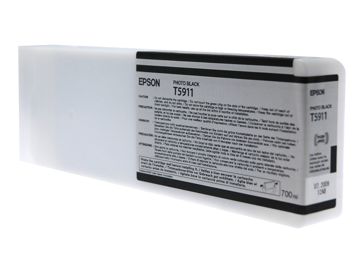 Epson Singlepack Photo Black T591100, Schwarz, Tinte auf Pigmentbasis, 700 ml, 1 Stück(e), Einzelpackung