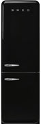 SMEG FAB32RBL6 Kühl-/Gefrierkombination Rechtsanschlag Schwarz 50s Style,