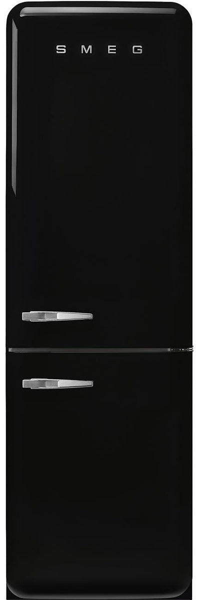 SMEG FAB32RBL6 Kühl-/Gefrierkombination Rechtsanschlag Schwarz 50s Style,