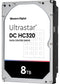 Western Digital Ultrastar DC HC320, 8 TB, 7200 RPM, 256 MB, 3.5