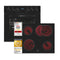 Exquisit Einbauherdset EHE285-HBZ-020-Set schwarz | 75 l Garraumvolumen | 9 Backofenprogramme | Kochfeld mit Rahmen | Energieklasse A