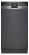 Siemens iQ300 SR53HS74KE, Halb integriert, Single (45 cm breit), Schwarz, Edelstahl, Berührung, 1,75 m, 1,65 m
