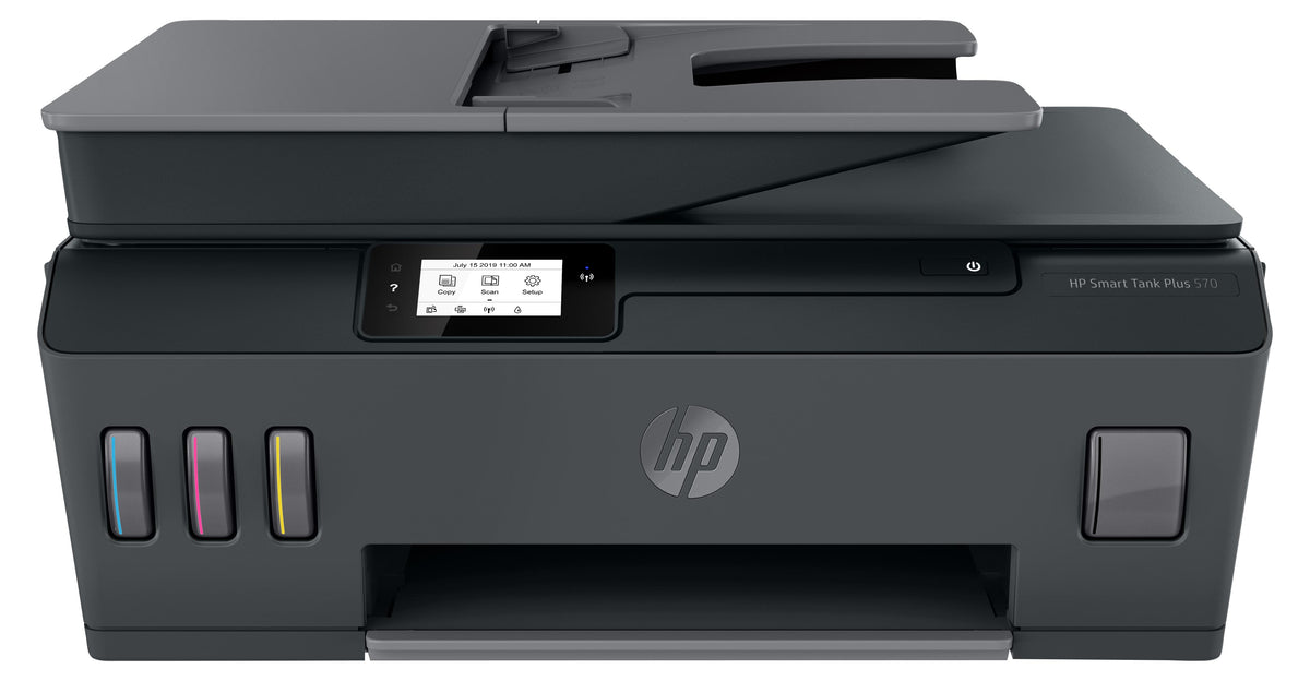 HP Smart Tank Plus 570 Wireless All-in-One Farbe Drucker, Kopierer, Scanner, Thermal Inkjet, Farbdruck, 4800 x 1200 DPI, Farbkopieren, A4, Direktdruck