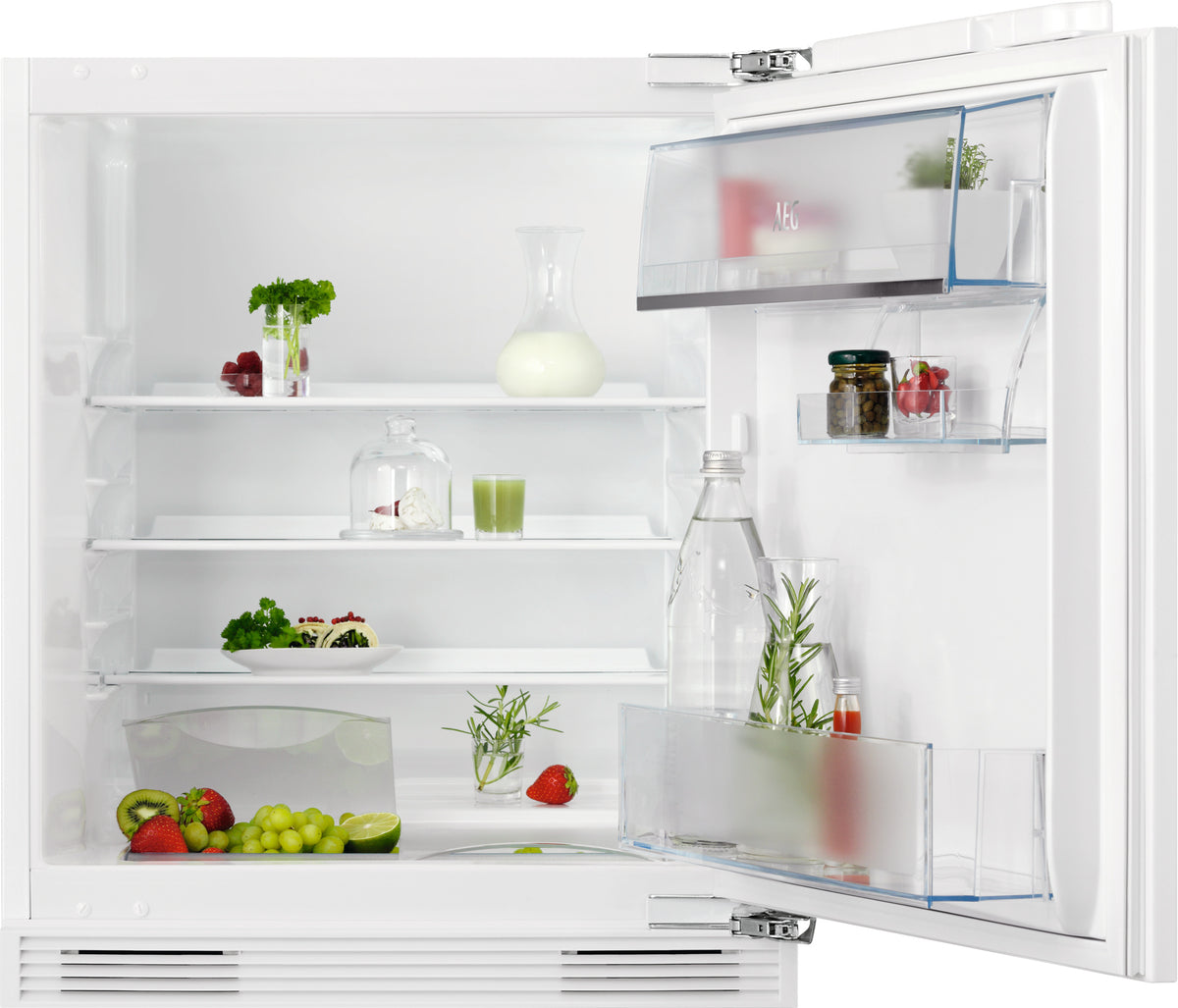 AEG Unterbau-Kühlschrank / 820 mm / 134 L / Festtür OSK6I82EF Weiß