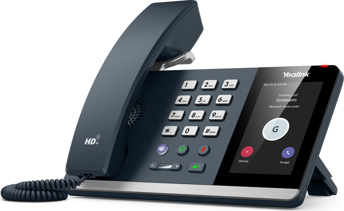 Yealink MP54 E2 Mannschaften, IP-Telefon, Grau, Kabelgebundenes Mobilteil, LCD, 10,2 cm (4