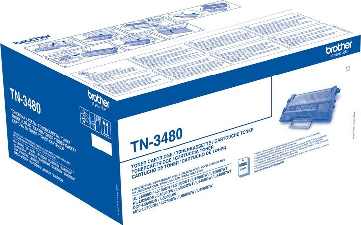 Brother TN-3480, 8000 Seiten, Schwarz, 1 Stück(e)