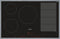 Siemens EX845LVC1E, Schwarz, Edelstahl, Integriert, Zonen-Induktionskochfeld, Glaskeramik, 5 Zone(n), 5 Zone(n)