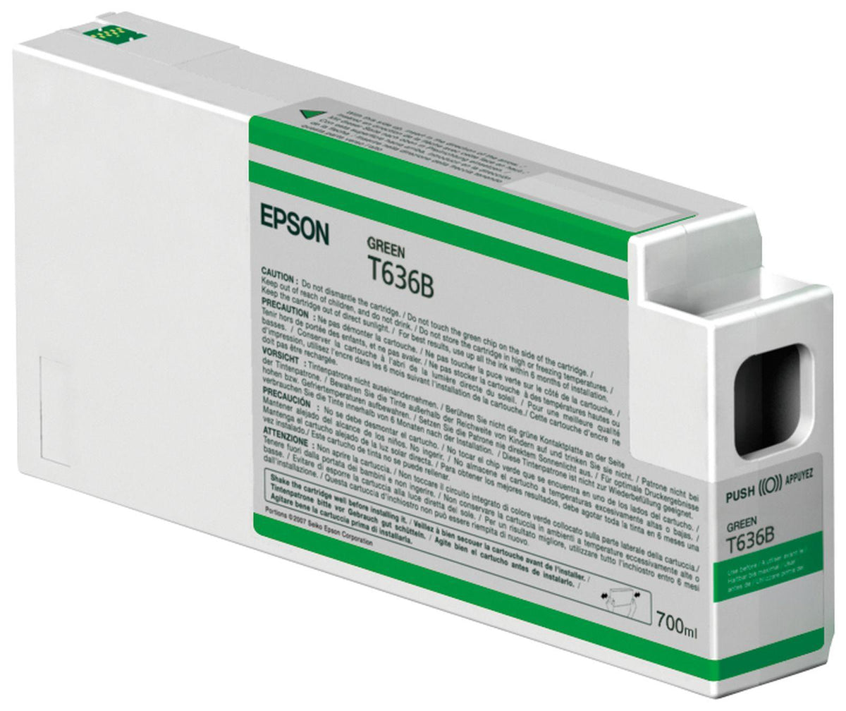 Epson Singlepack Green T636B00 UltraChrome HDR, 700 ml, Grün, Tinte auf Pigmentbasis, 700 ml, 1 Stück(e), Einzelpackung