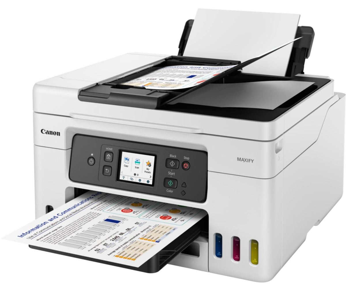 Canon MAXIFY GX4050, Tintenstrahl, Farbdruck, 600 x 1200 DPI, A4, Direktdruck, Schwarz, Weiß