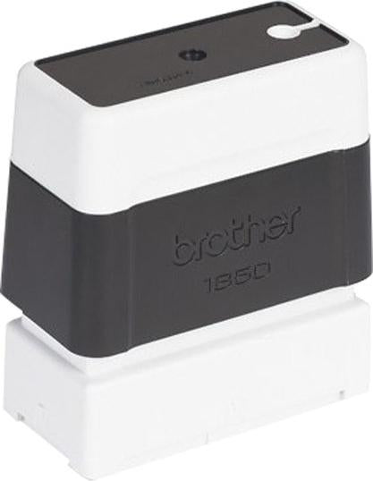 Brother 1850 - Stempel - vorgetränkt - Schwarz - Benutzerdefinierter Text - 18 x 50 mm, 1 Stück