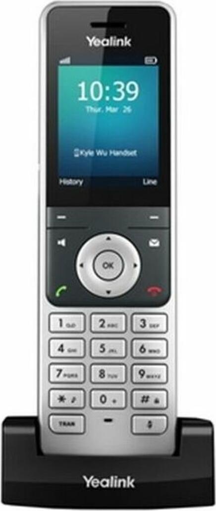 DECT-Telefon-Mobilteil Anrufer-Identifikation Schwarz, Silber