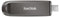 SanDisk Extreme PRO USB-C, 512 GB, USB Typ-A, 3.2 Gen 2 (3.1 Gen 2), 1000 MB/s, Ohne Deckel, Schwarz