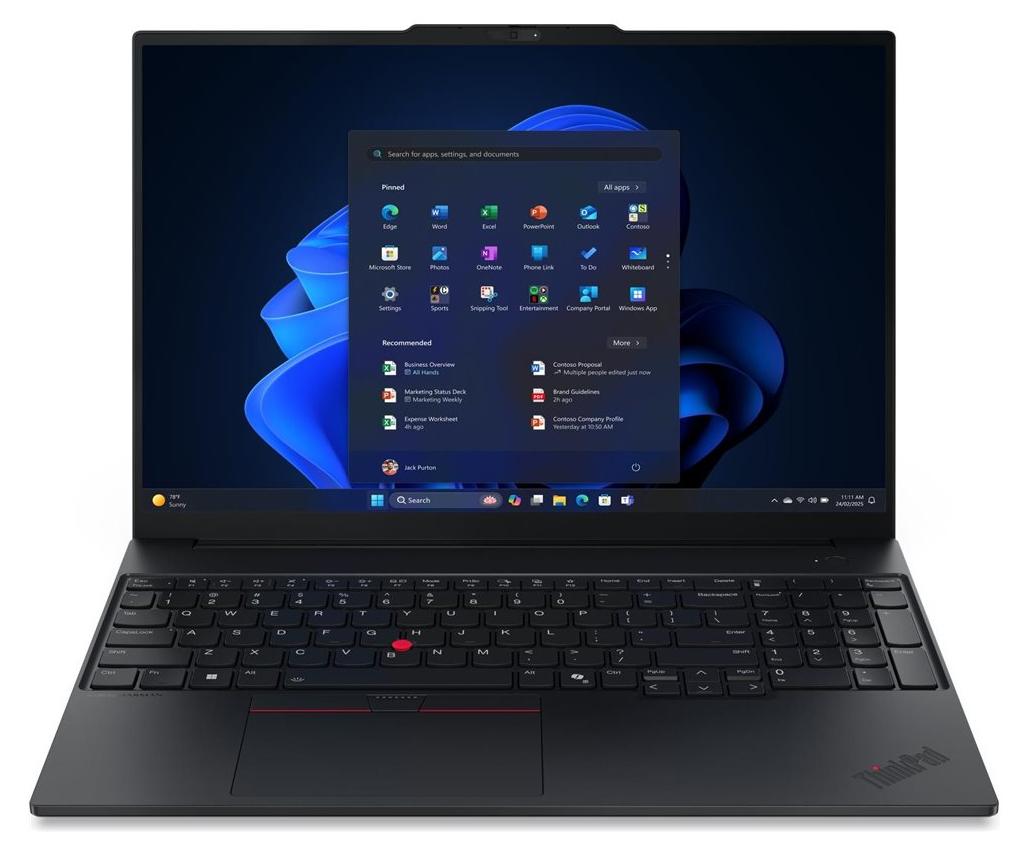 Lenovo ThinkPad E16 Gen 4 (AMD) Copilot+ PC, AMD Ryzen AI 7, 2 GHz, 40,6 cm (16