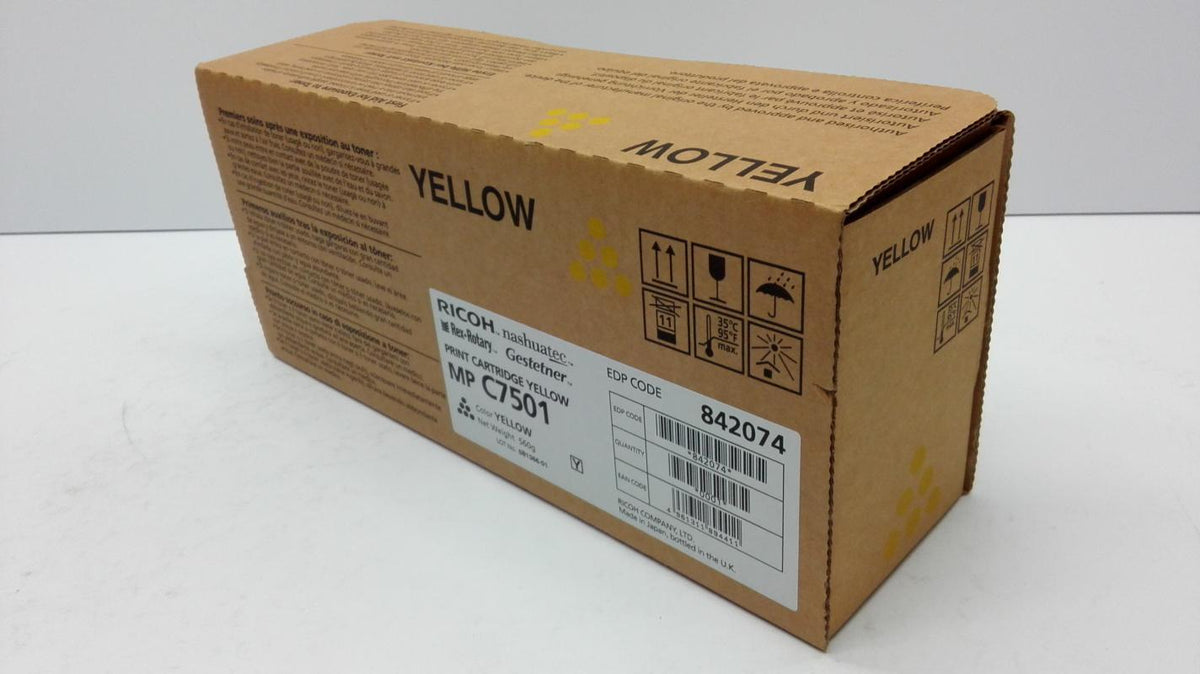 Ricoh Tonerkartusche 842074 Gelb für Rex-Rotary Aficio MP C6501SP