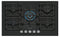 Siemens iQ500 EP7A6QI40, Schwarz, Integriert, 75 cm, Gaskochfeld, Gehärtetes Glas, 5 Zone(n)