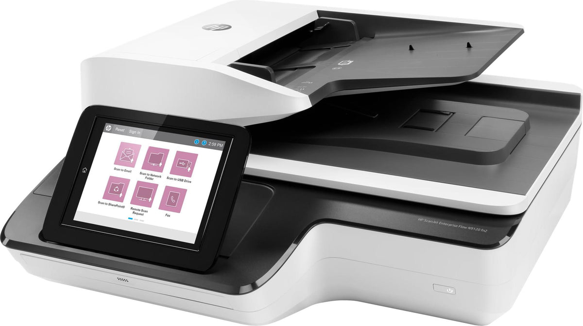 HP Scanjet Enterprise Flow N9120 fn2, 297 x 432 mm, 600 x 600 DPI, 120 Seiten pro Minute, 120 Seiten pro Minute, 240 ipm, 240 ipm