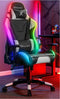X Rocker Agility eSports RGB, PC-Gamingstuhl, 110 kg, Gepolsterter, ausgestopfter Sitz, Gepolsterte, ausgestopfte Rückenlehne, Android, iOS, Schwarz/Grau