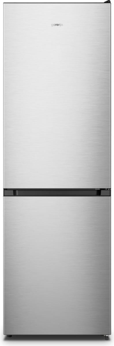 Gorenje G600 Freistehend Kühlschrank/Gefrierschrank, 187.3 x 59.5 x 59 cm, Edelstahl, 304 l, SN-T, 7 kg/24h, A, Fresh Zone Fach, Grau, Edelstahl, Dunkles Grau