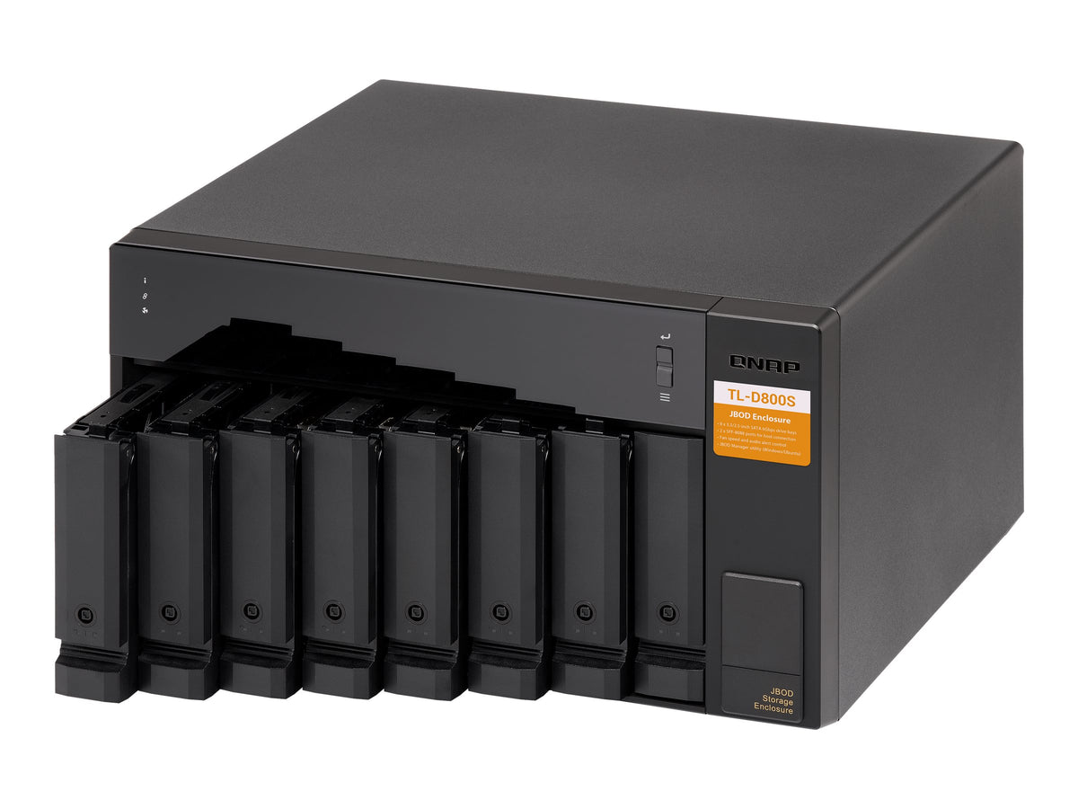 QNAP TL-D800S, HDD / SSD-Gehäuse, 2.5/3.5