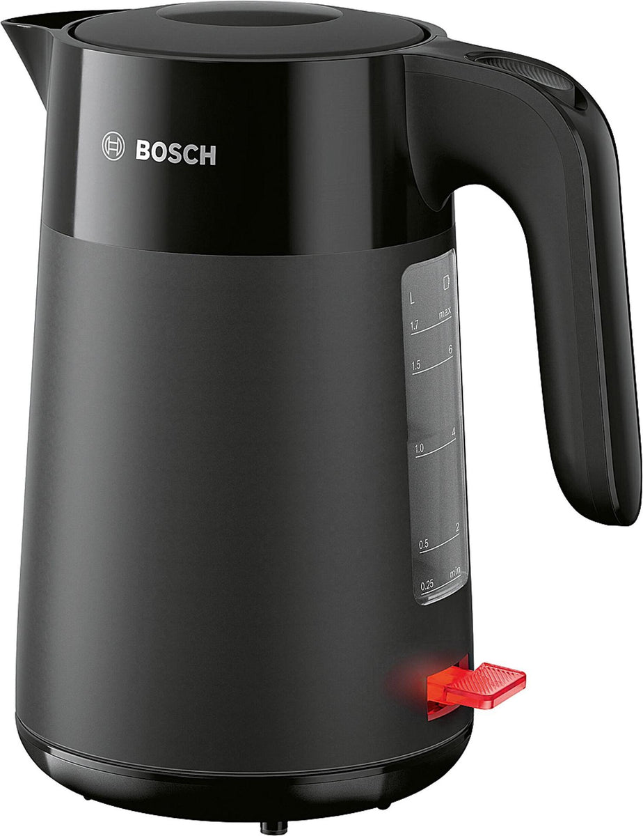 Bosch TWK2M163, 1,7 l, 2400 W, Schwarz, Kunststoff, Wasserstandsanzeige, Überhitzungsschutz