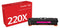 Everyday™ Magenta Tonermodul von kompatibel mit HP 220X (W2203X), Hohe Kapazität, 5500 Seiten, Magenta
