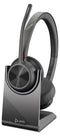 HP Poly Voyager 4320 USB-A Headset +BT700 Dongle, für Microsoft Teams , Verkabelt & Kabellos, Büro/Callcenter, 20 - 20000 Hz, 162 g, Kopfhörer, Schwarz