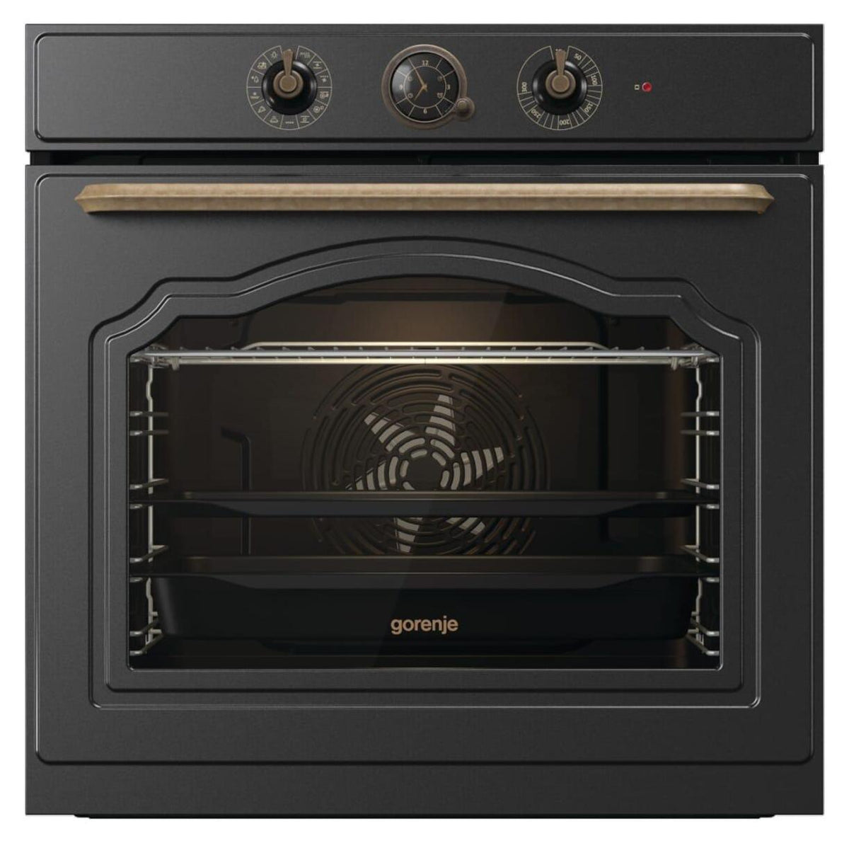 Gorenje BOS67371CLB Einbau-Backofen, Groß, Elektrischer Ofen, 77 l, 2300 W, 77 l, 2300 W
