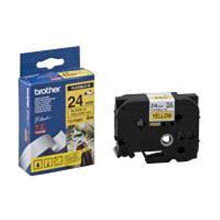 Brother TZEFX651G, Schwarz auf gelb, Etikettenrolle, TZe, Schwarz, Brother, P-touch TZe Label Makers