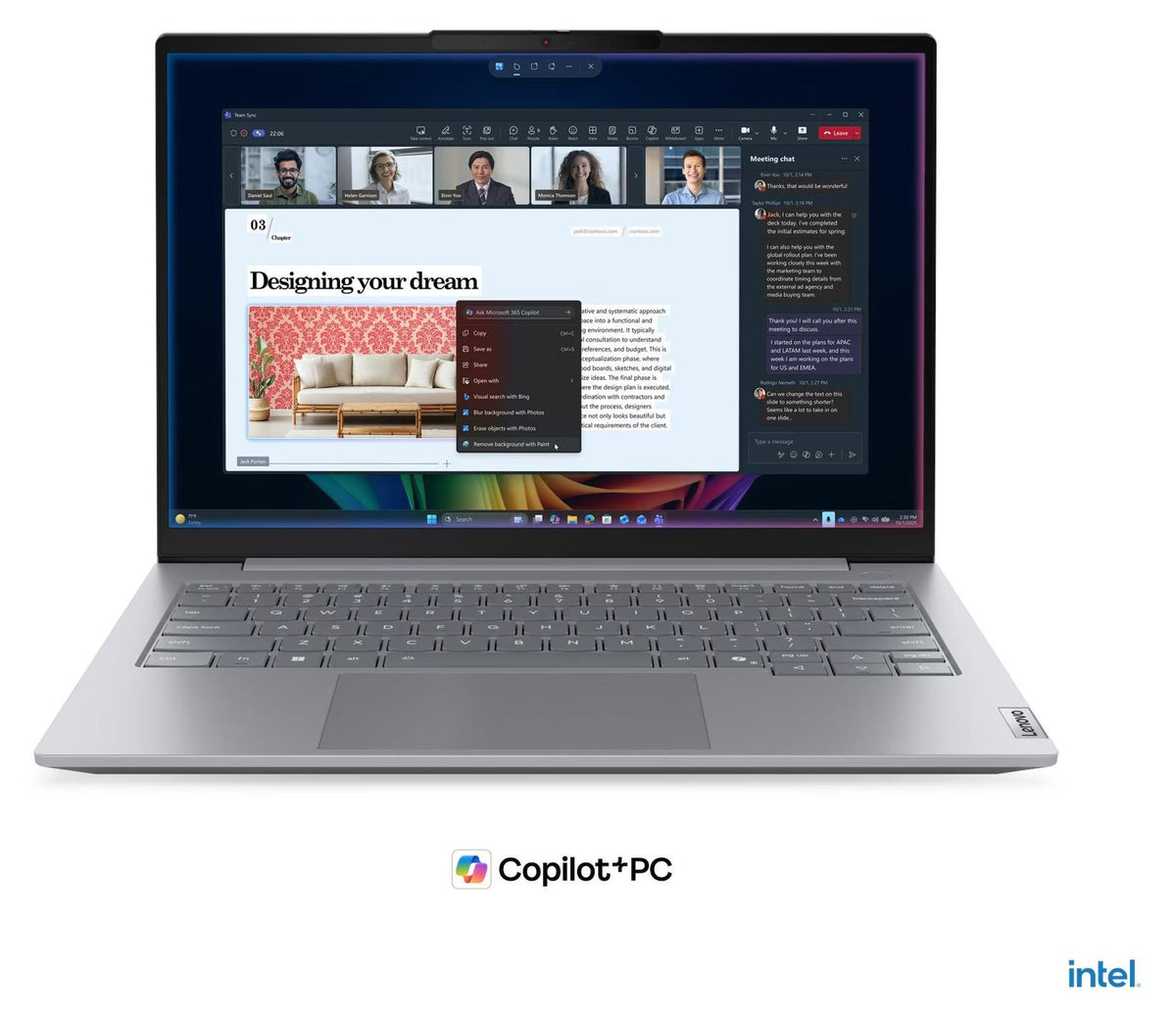 Lenovo ThinkBook 14 G9 IPL Copilot+ PC, Intel Core Ultra 5, 35,6 cm (14