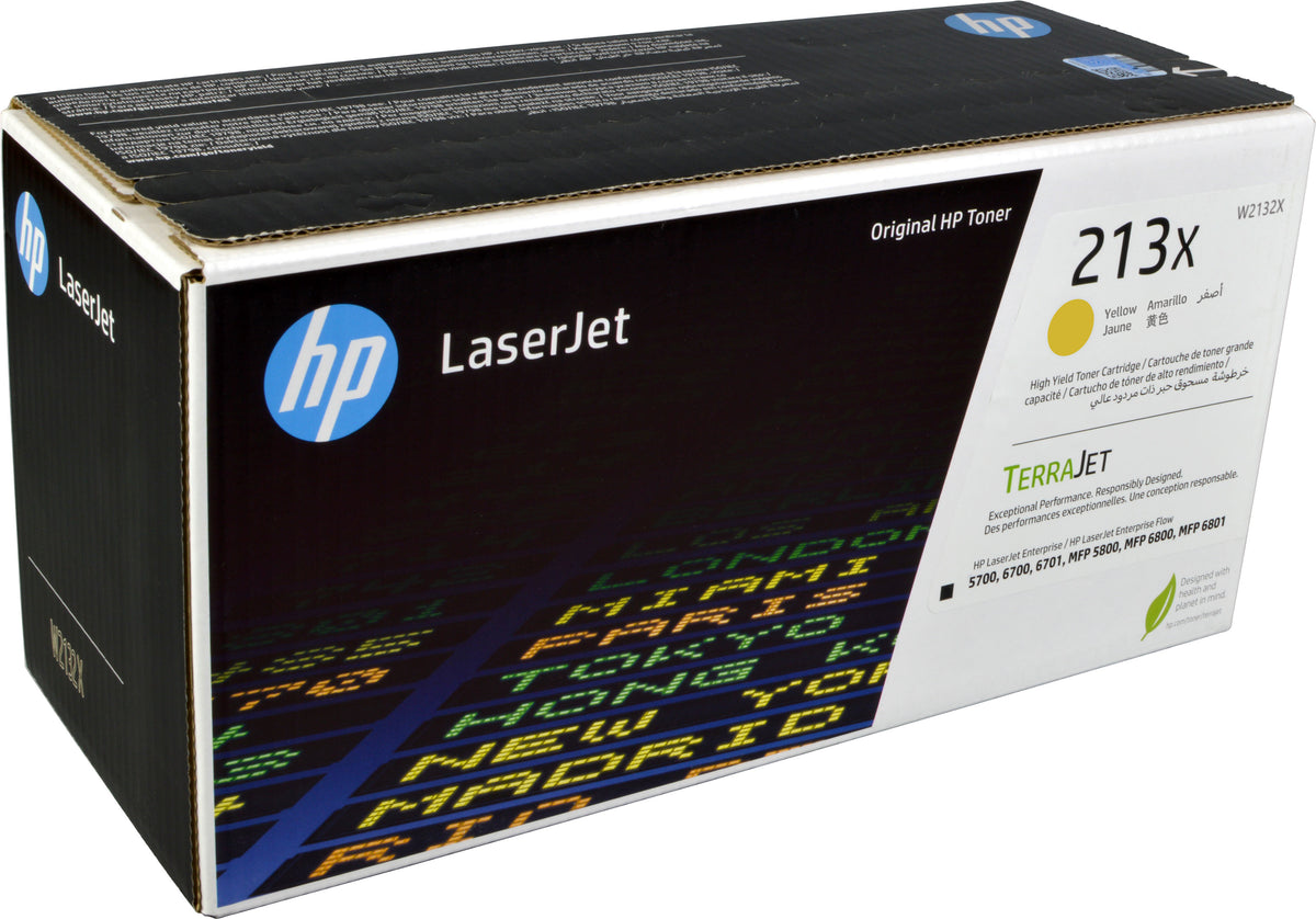 HP 213X Gelb Original LaserJet-Tonerkartusche mit hoher Reichweite, 6000 Seiten, Gelb, 1 Stück(e)