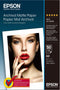 Epson A4 Archival Matte Photo Paper 189 g/m2, 50 Blatt, Matt, 192 g/m², A4, Weiß, Prospekt, Kalender, Cards and gift wraps, Office printing, Photo collage, Seasonal decorations and..., 50 Blätter