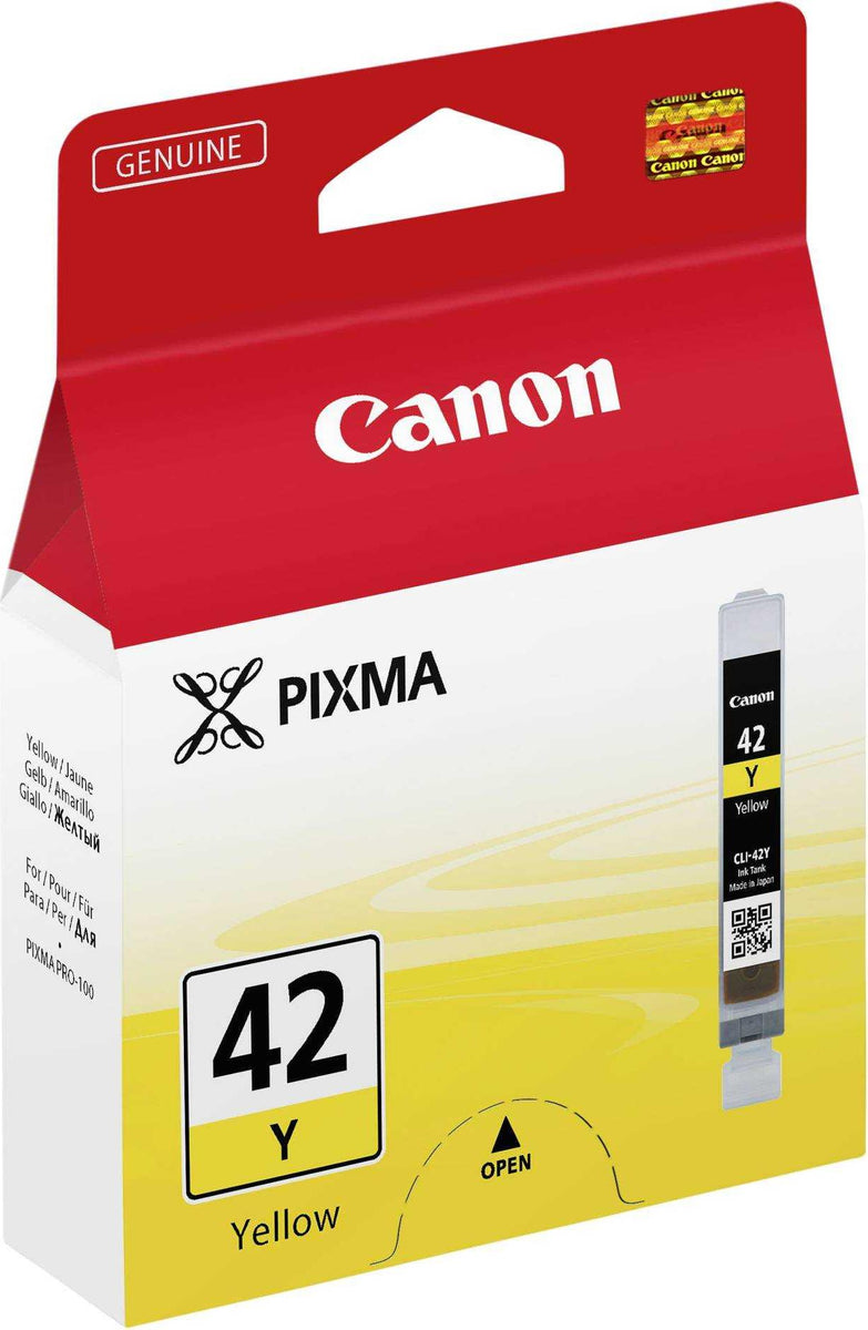 Canon CLI-42Y Tinte Gelb, Standardertrag, Gelb, Tinte auf Pigmentbasis, 1 Stück(e), 284 Seiten