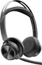 HP Poly Voyager Focus 2 USB-C-C-Headset, für Microsoft Teams , + USB-C/A-Adapter, Kabellos, Büro/Callcenter, 175 g, Kopfhörer, Schwarz