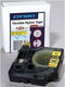 DYMO Rhino Industrie Permanente Polyesteretiketten | 19 mm x 5,5 m | Schwarz auf Weiß | selbstklebendes Schriftband | für Rhino und LabelManager Beschriftungsgerät, Schwarz auf weiss, Mehrfarbig, Polyester, -40 - 150 °C, UL 969, DYMO