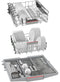 Bosch Serie 4 SMV4HVX00E, Voll integriert, Standardgröße (60 cm), Edelstahl, Tasten, 1,75 m, 1,65 m