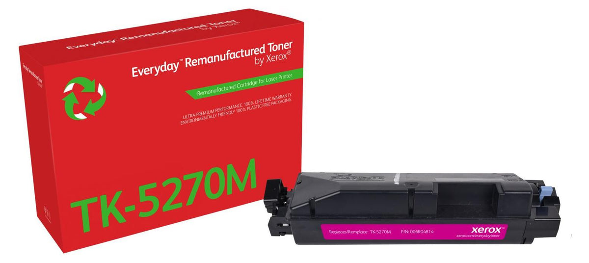 Everyday™ Magenta wiederaufbereiteter Toner von , kompatibel mit Kyocera TK-5270M, Standardkapazität, 6000 Seiten, Magenta, 1 Stück(e)