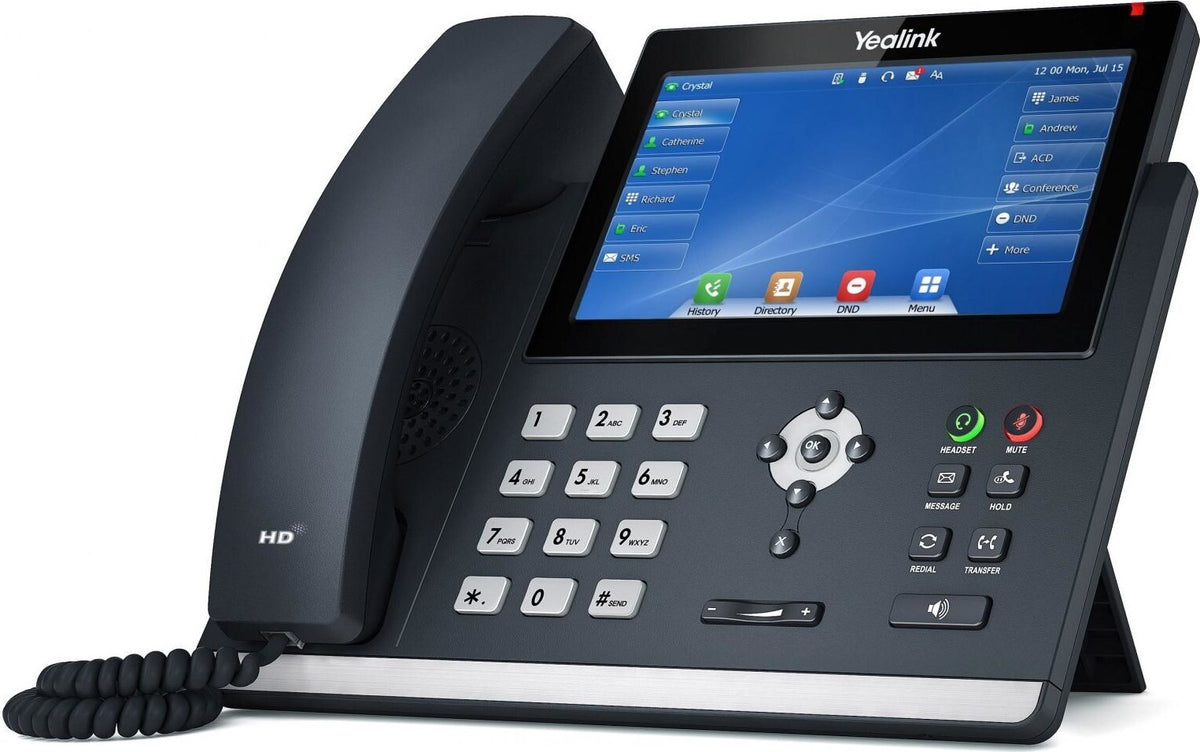 IP-Telefon Grau LED WLAN