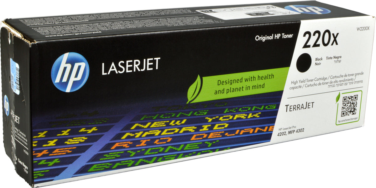HP 220X Schwarz Original LaserJet-Tonerkartusche, 7500 Seiten, Schwarz, 1 Stück(e)