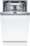 Bosch Serie 6 SPV6EMX05E, Voll integriert, Single (45 cm breit), Edelstahl, Tasten, 1,75 m, 1,65 m