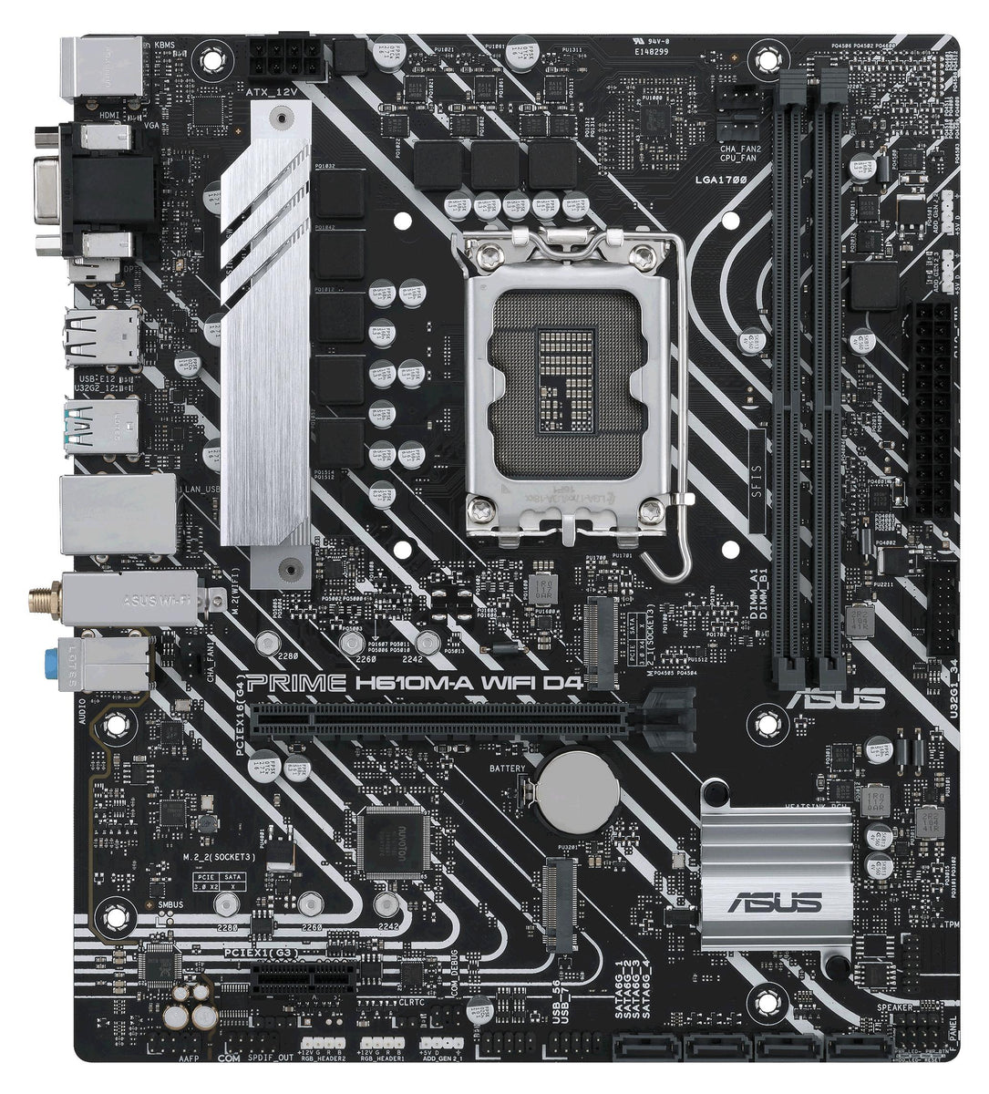 Asus 90Mb1C80-M0Eay1 Prime H610M-A Wifi D4//Lga1700,H610,M.2,Dp,Hdmi,Wifi5,Aura,Mb