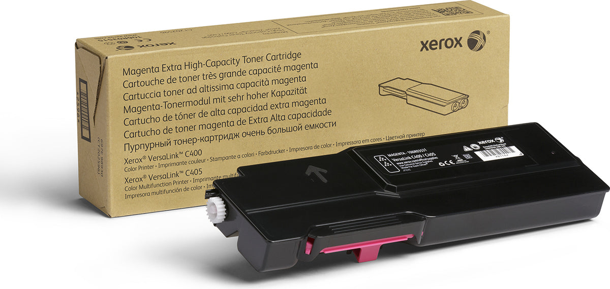 Xerox ® VersaLink® C400 Farbdrucker/C405 Farb-Multifunktionsdrucker Extra hohe Kapazität-Tonermodul Magenta (8000 Seiten) - 106R03531, 8000 Seiten, Magenta, 1 Stück(e)