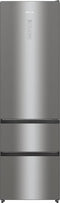 Hisense Freistehend Kühlschrank/Gefrierschrank, Edelstahl, 368 l, 368 l, SN-T, 13 kg/24h, D, Fresh Zone Fach, Grau, Edelstahl, Dunkles Grau