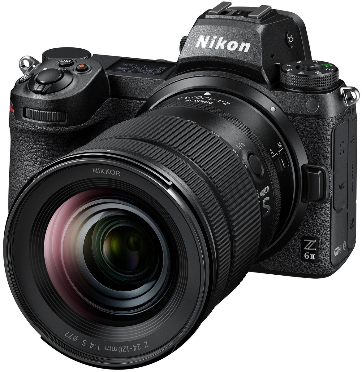 Nikon Z 6II + NIKKOR Z 24-120mm f/4 S, 24,5 MP, 6048 x 4024 Pixel, CMOS, 4K Ultra HD, Touchscreen, Schwarz
