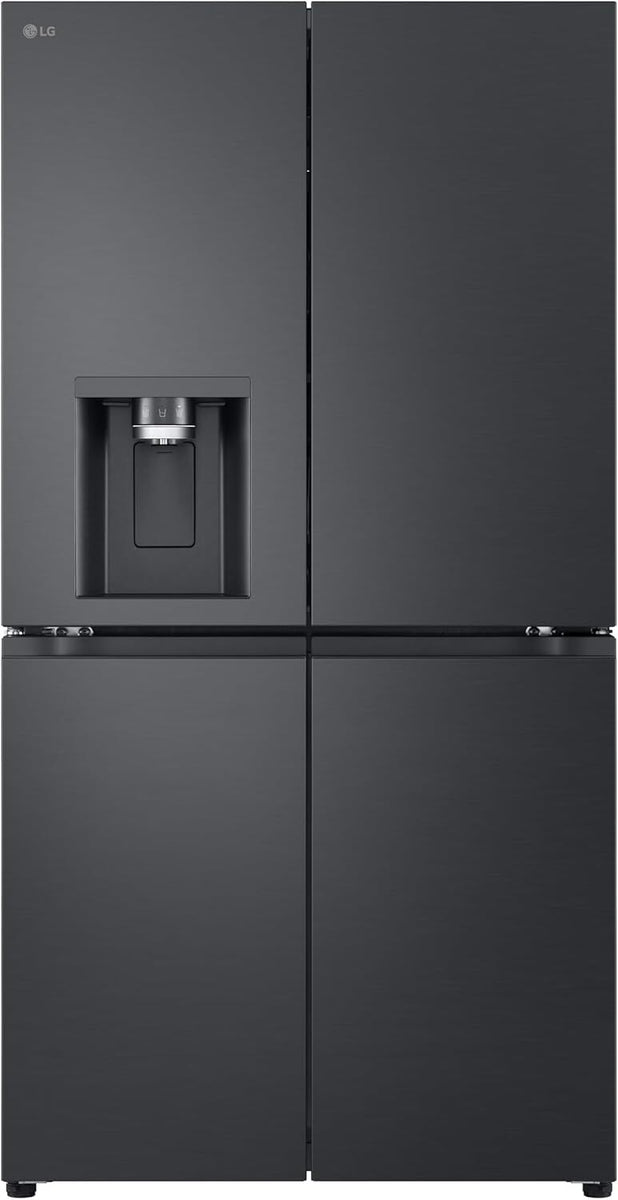 LG GML960EVBE, Freistehend, Mehrtürig, Schwarz, 4 Tür(en), Essence Black Steel, Berührung