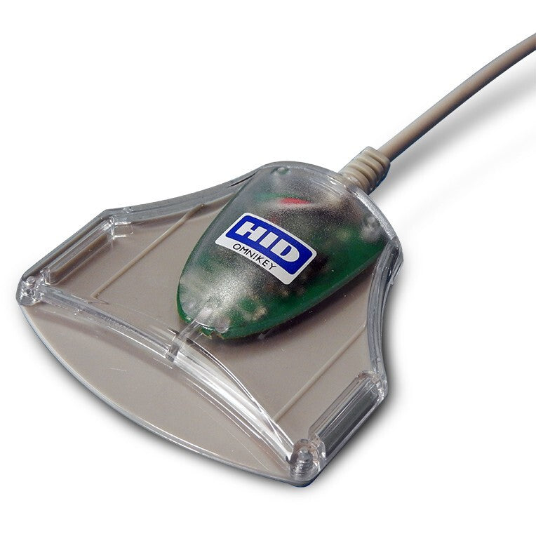 HID Identity OMNIKEY 3021, USB 2.0, Grau, Transparent, 48 g